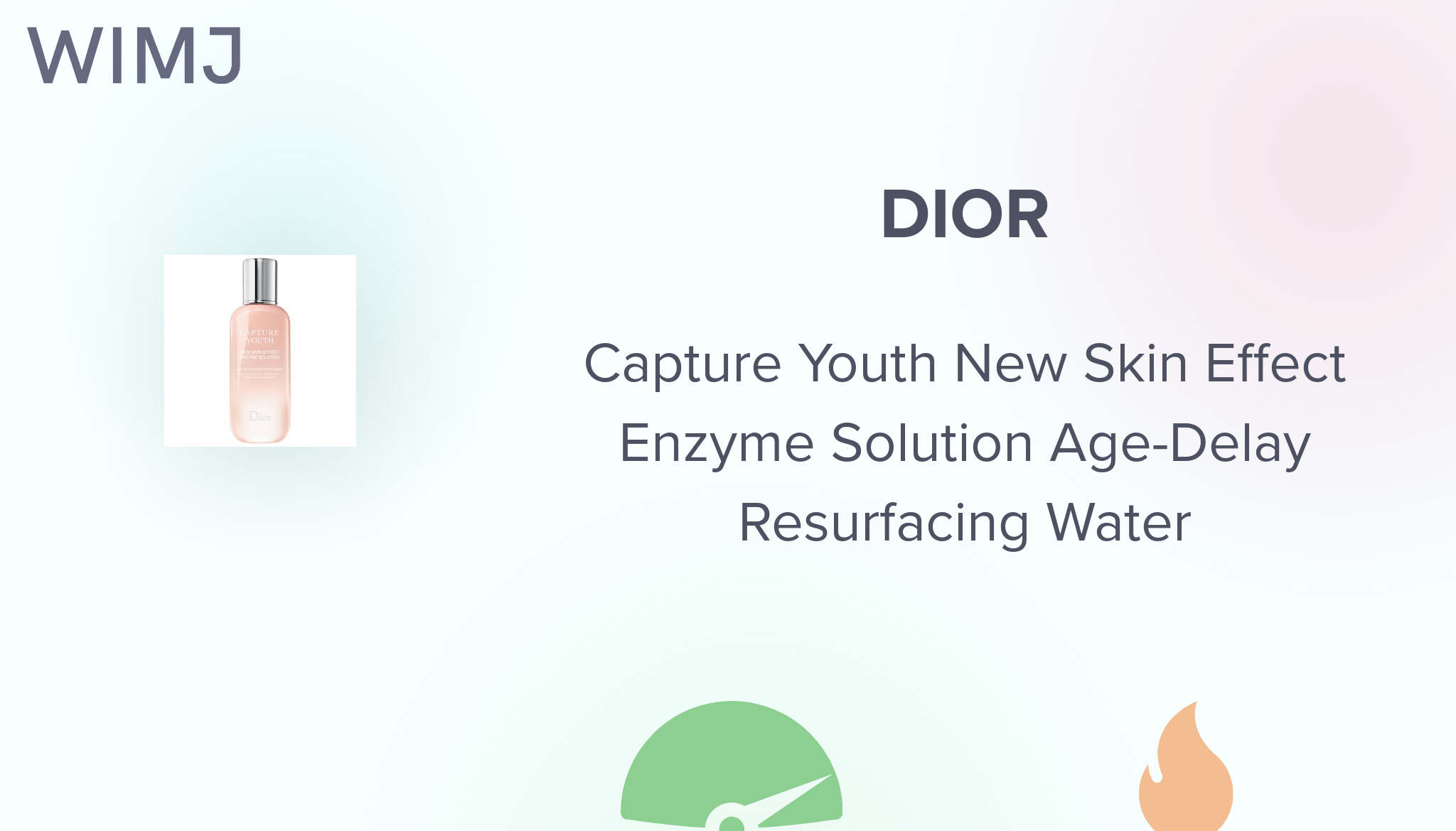 Dior capture youth sales age delay resurfacing water